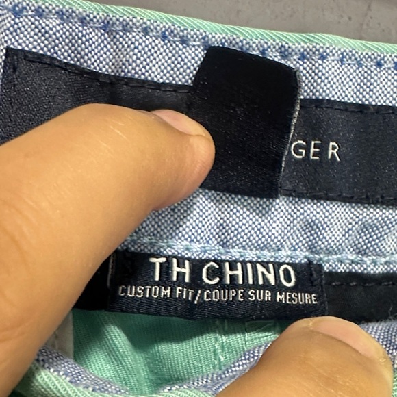 NEW Tommy Hilfiger Men's Light Green Chinos size 32/30 - Picture 4 of 11